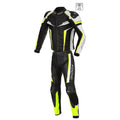 Kombinezon motocyklowy męski BUSE Mille czarno-neonowy żółty 102008