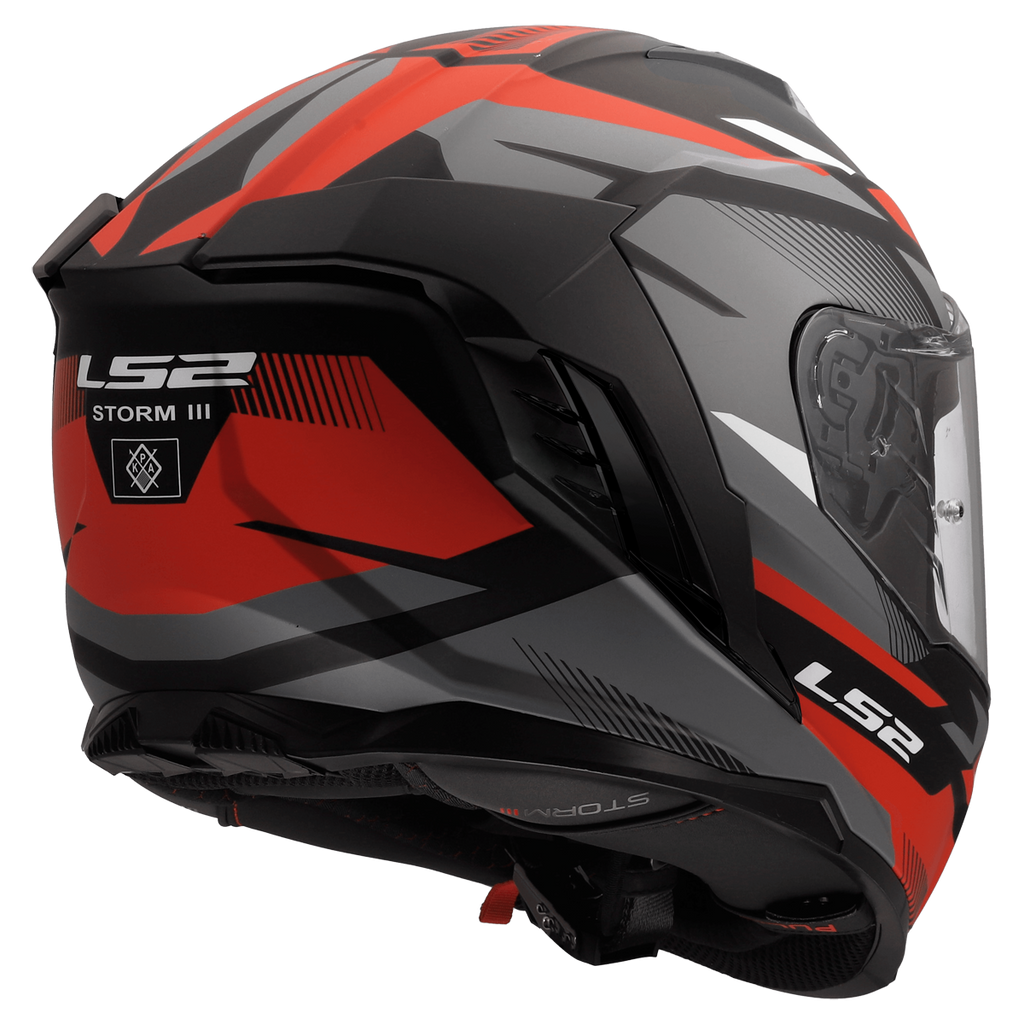 KASK LS2 FF818 STORM III KOMAI BLACK RED