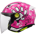 KASK LS2 OF622 FUNNY II PAWS PINK