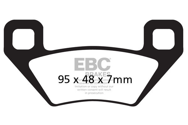 EBC Brakes Klocki hamulcowe EBC FA395R (kpl. na 1 tarcze)