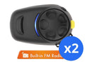 SENA INTERKOM MOTOCYKLOWY SMH5FM BLUETOOTH 3.0 DO 700M Z RADIEM FM ORAZ UNIWERSALNYM ZESTAWEM MIKROFONÓW ( 2 ZESTAWY ) (EL) - ZASTĘPUJE SMH5D-FM-UNIV