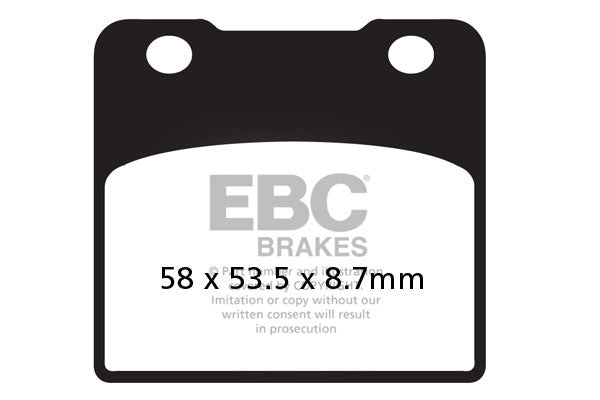 EBC Brakes Klocki hamulcowe EBC FA103 (kpl. na 1 tarcze)