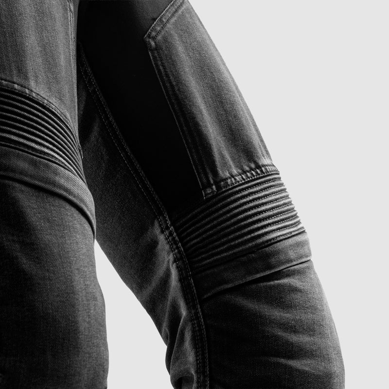 JEANSY MOTOCYKLOWE REBELHORN EAGLE 4 BLACK REGULAR FIT