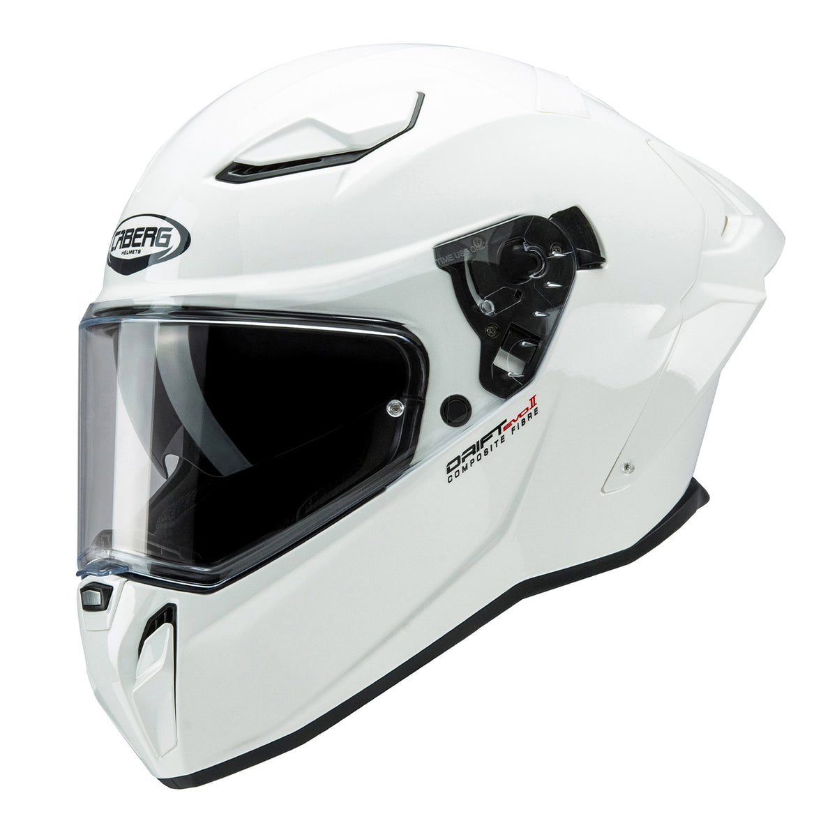 CABERG KASK INTEGRALNY Z BLENDĄ MODEL DRIFT EVO II SOLID KOLOR BIAŁY POŁYSK (PINLOCK W ZESTAWIE) – zdjęcie 3
