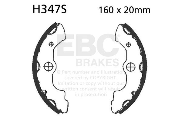 EBC Brakes Szczęki hamulcowe EBC H347S (1 kpl.)