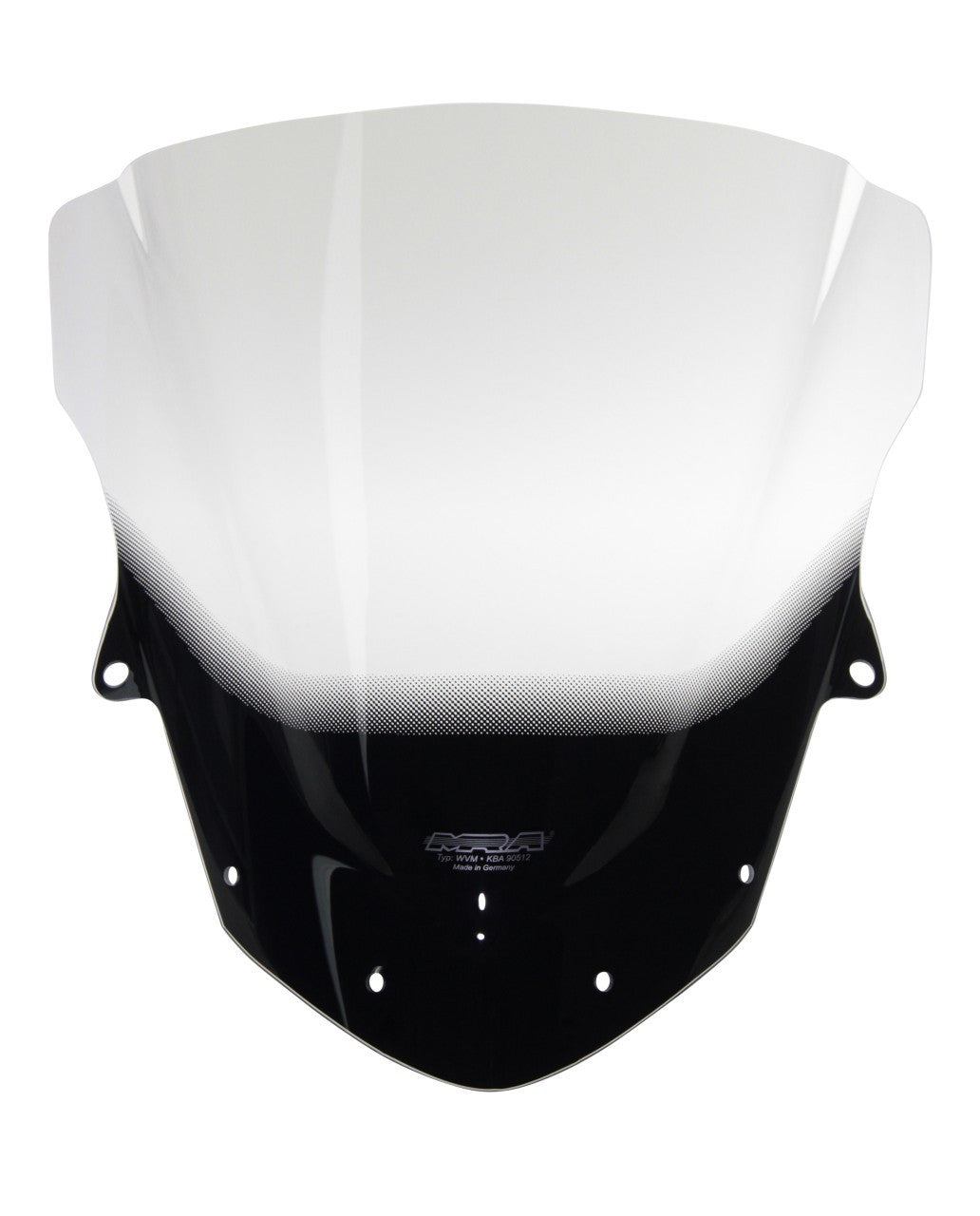 Szyba motocyklowa MRA KAWASAKI NINJA ZX 6 R 2019-2023, forma R, bezbarwna