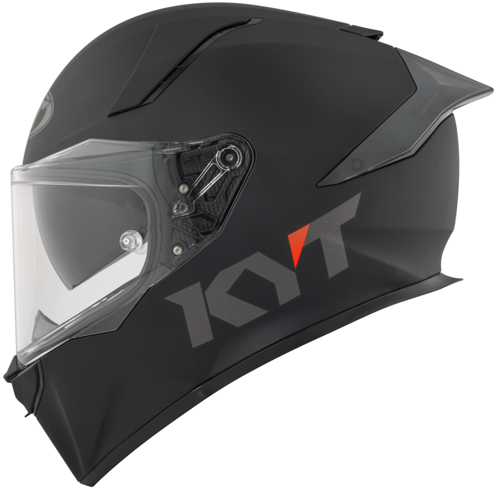 Kask Motocyklowy KYT R2R połysk matowy czarny ECE/ONU 22-06