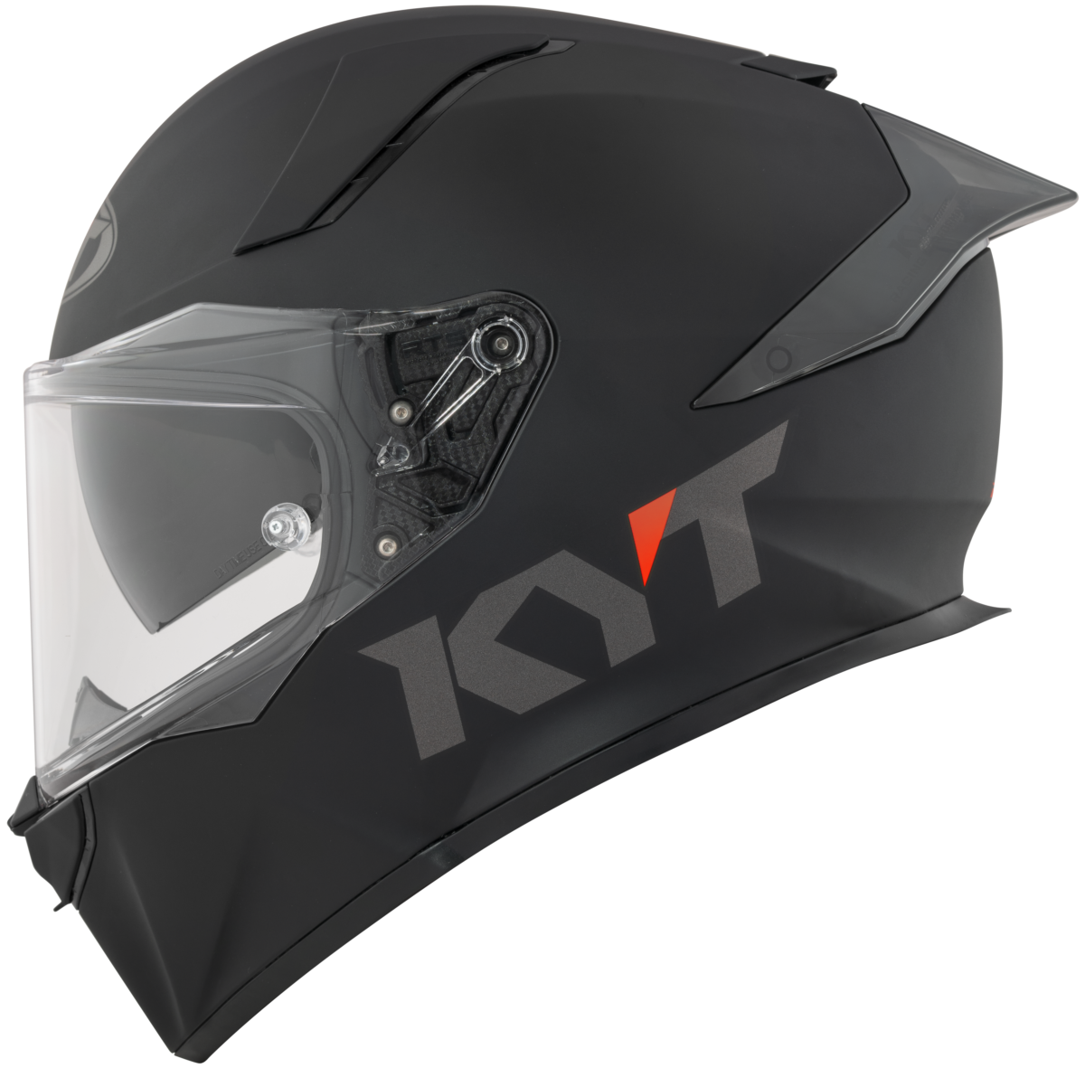 Kask Motocyklowy KYT R2R połysk matowy czarny ECE/ONU 22-06