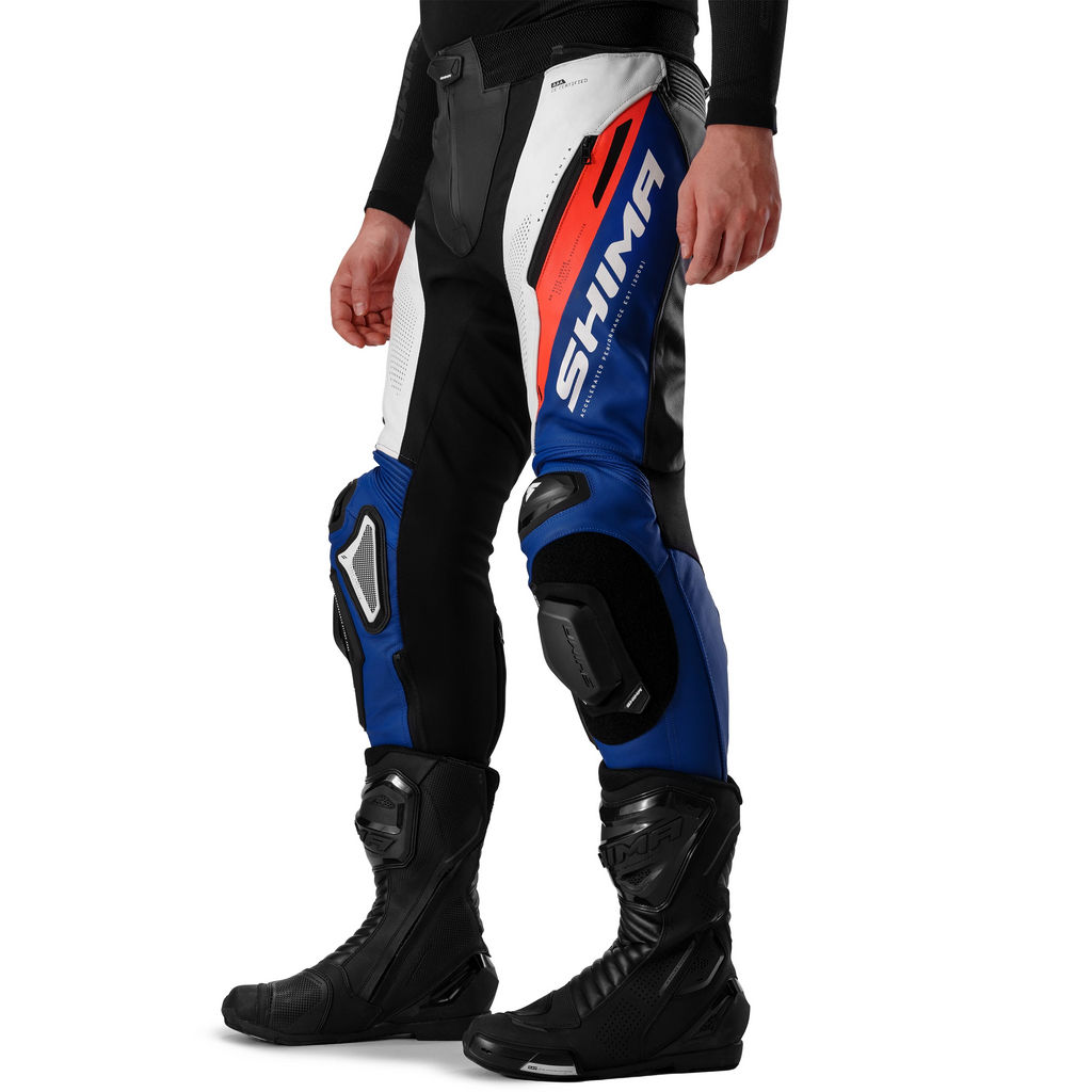 SHIMA MISSION ST MEN PNT BLU/WHT/RD