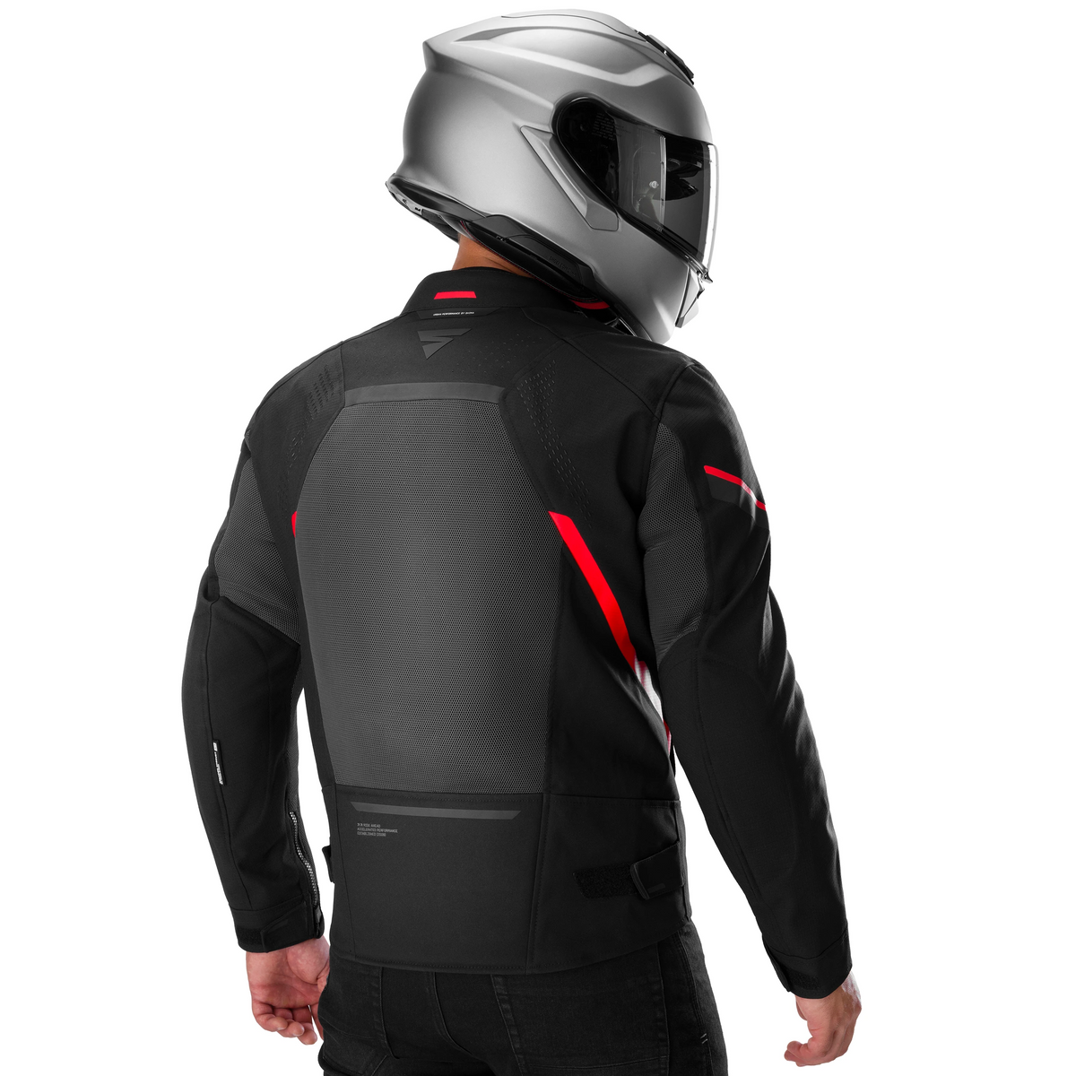 SHIMA RUSH 3.0 MEN AIR JKT G2 GRY/RD