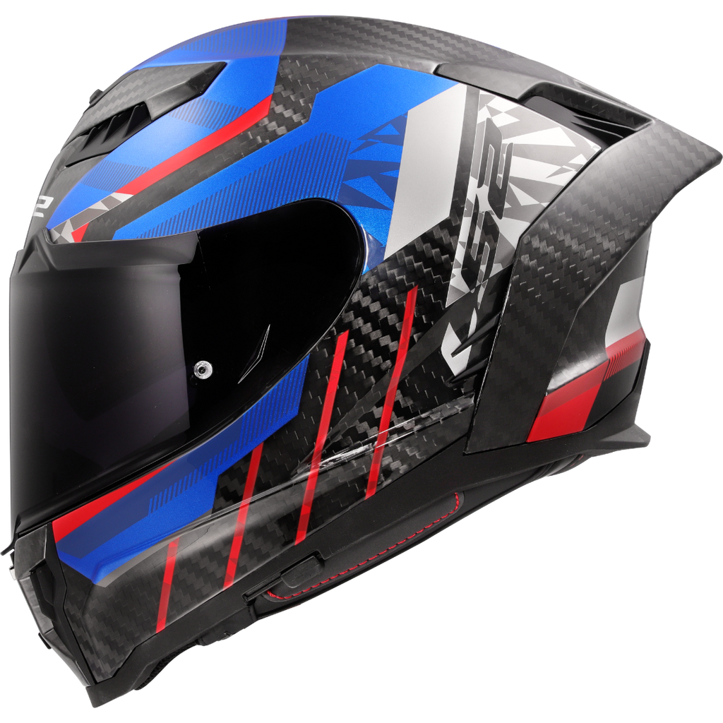 KASK LS2 FF807 DRAGON TRAX BLUE RED