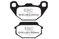 EBC Brakes Klocki hamulcowe EBC SFAC305 skuterowe karbonowe (kpl. na 1 tarcze)