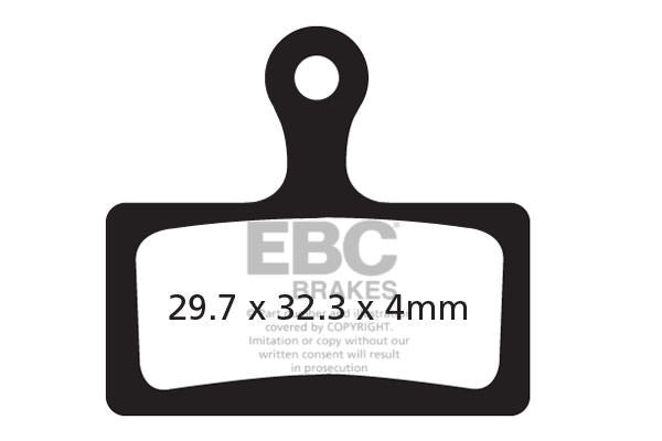 CFA614 - Klocki hamulcowe rowerowe (organiczne) EBC Brakes – zdjęcie 3