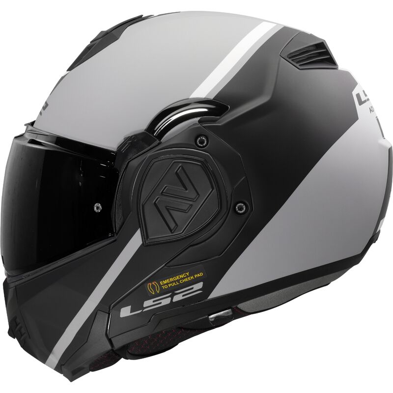 KASK LS2 FF906 ADVANT SWIPE GREY BLACK