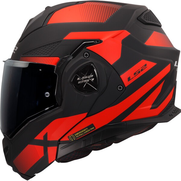 KASK LS2 FF901 ADVANT X NOVA BLACK RED