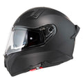 KASK MOTOCYKLOWY NZI GO RIDER STREAM DUO MATT BLACK XS