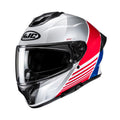 KASK MOTOCYKLOWY HJC C71 MORIX WHITE RED