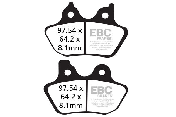 EBC Brakes Klocki hamulcowe EBC FA400 (kpl. na 1 tarcze)