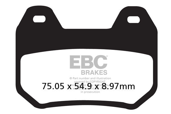 EBC Brakes Klocki hamulcowe EBC FA304HH wzmacniane (kpl. na 1 tarcze)