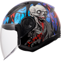 KASK LS2 OF616 AIRFLOW II ZOMBIE II BL.R. BLUE