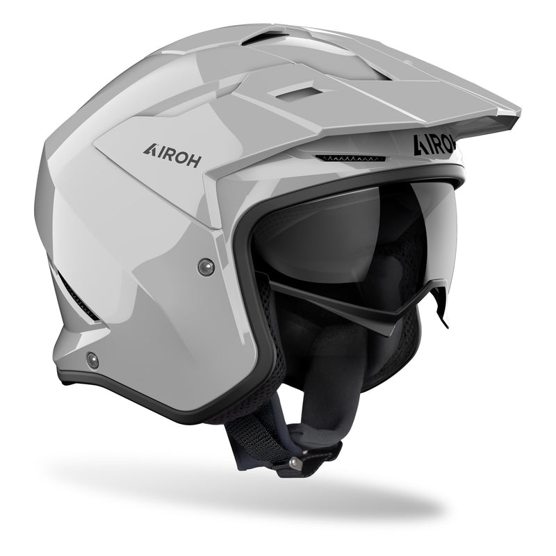 KASK MOTOCYKLOWY AIROH KOMBAKT COLOR DARK GREY GLOSS