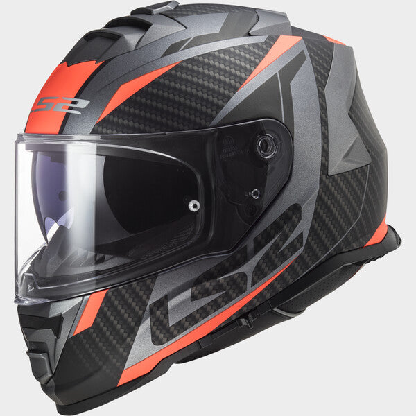 KASK LS2 FF800 STORM II RACER M. TITAN FLUO-06