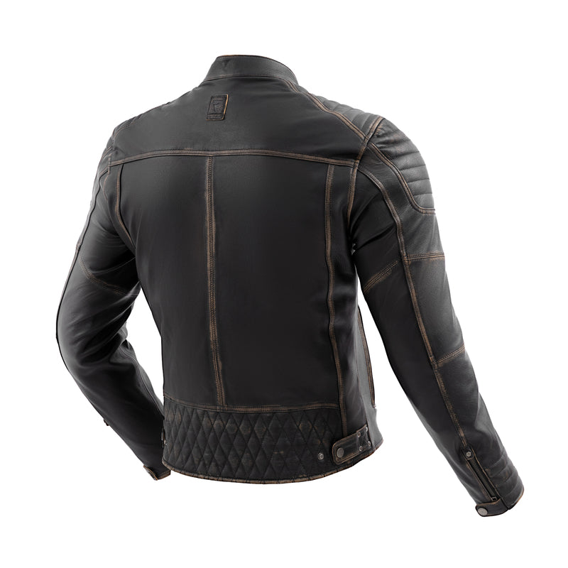 KURTKA MOTOCYKLOWA SKÓRZANA REBELHORN HUNTER 2 VINTAGE BROWN