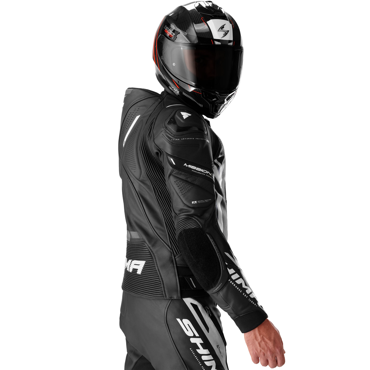 SHIMA MISSION ST MEN JKT G2 BLK/WHT