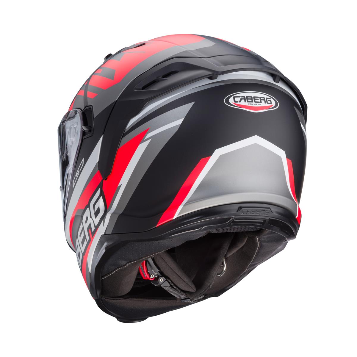 CABERG WYPRZEDAZ KASK INTEGRALNY AVALON X KIRA KOLOR CZARNY MAT/SZARY/CZERWONY FLUO – zdjęcie 4