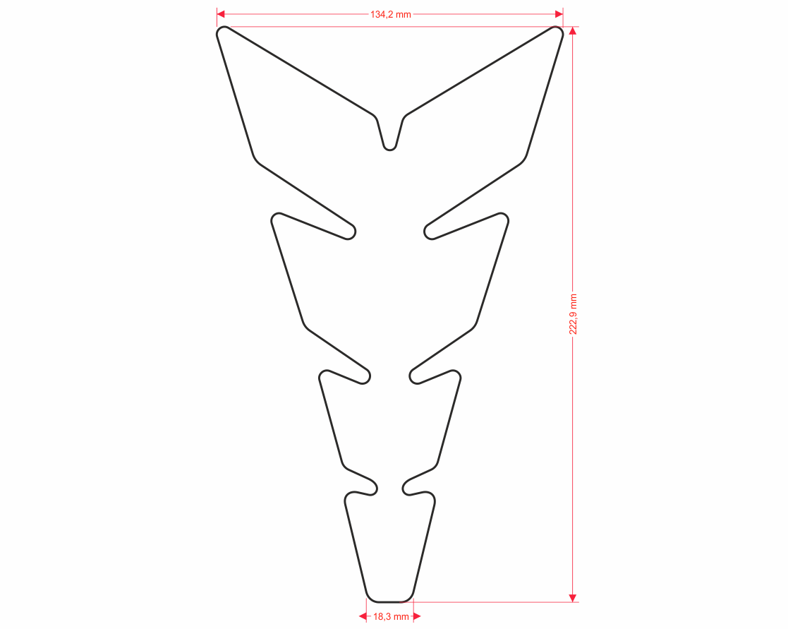 ONEDESIGN Tankpad Moon slim