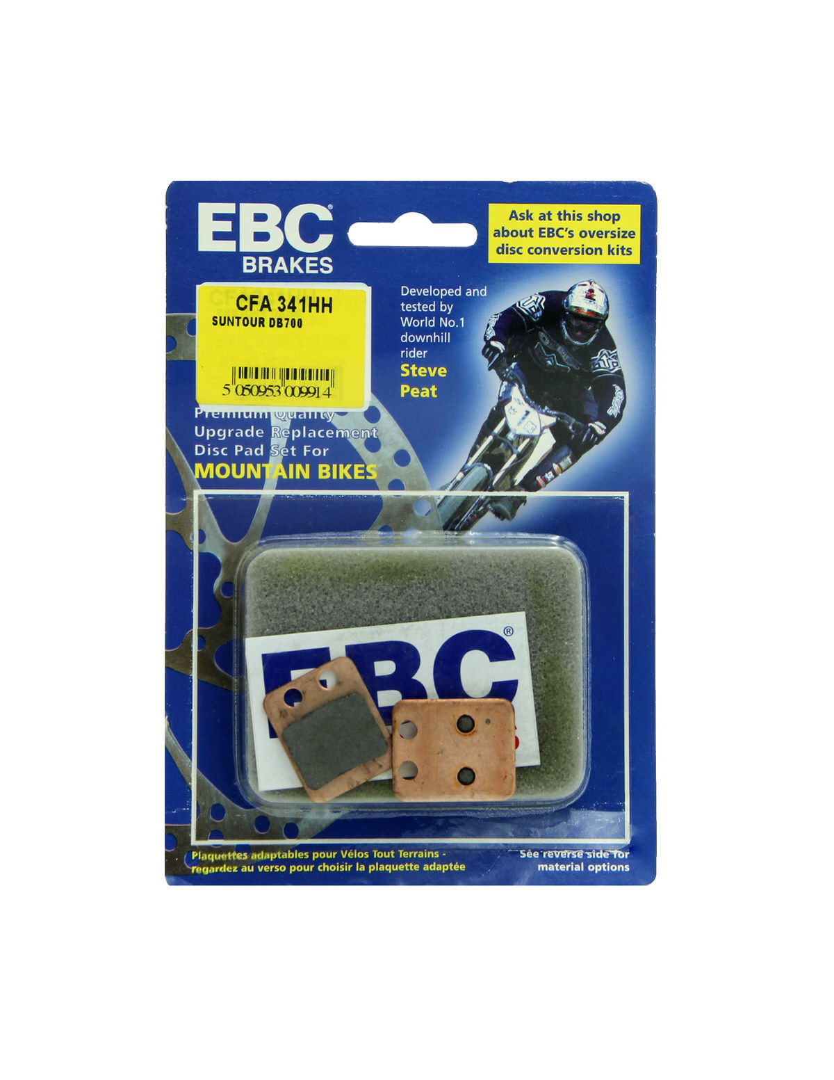 CFA341HH - Klocki hamulcowe rowerowe (spiekane) EBC Brakes