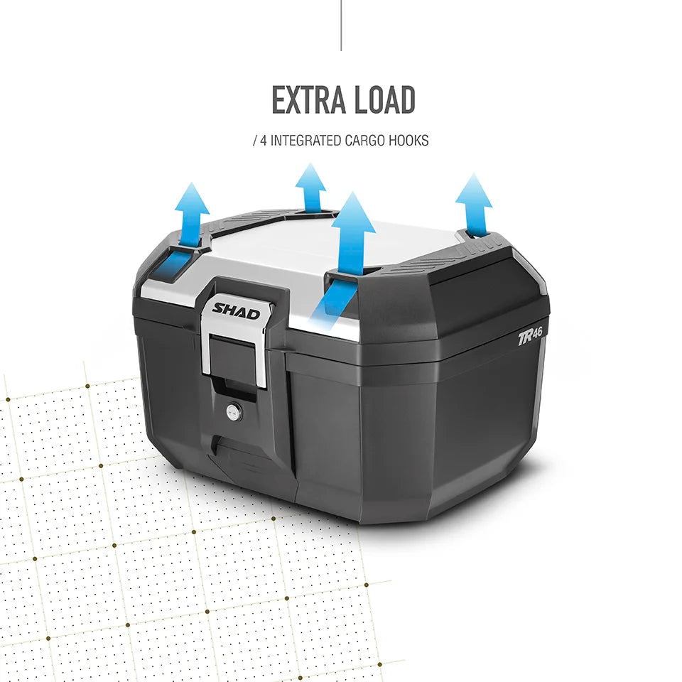 KUFER SHAD TERRA TR46 NAKŁADKA ALUMINIUM – zdjęcie 4