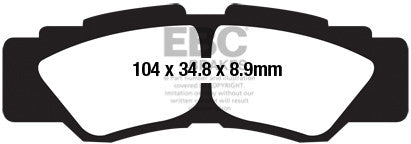EBC Brakes Klocki hamulcowe EBC FA677R (kpl. na 1 tarcze)