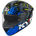 Kask Motocyklowy KYT NF-R FLAMING niebieski