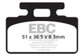 EBC Brakes Klocki hamulcowe EBC FA151 (kpl. na 1 tarcze)