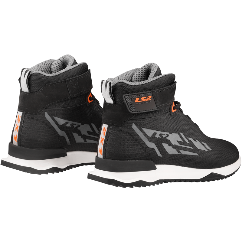 BUTY LS2 ACRUX MAN BLACK H-V ORANGE
