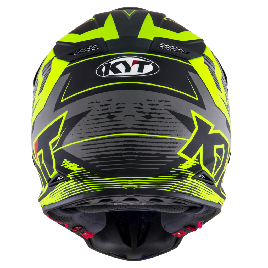 Kask Motocyklowy KYT SKYHAWK DIGGER matowy czarny/żółty – zdjęcie 5
