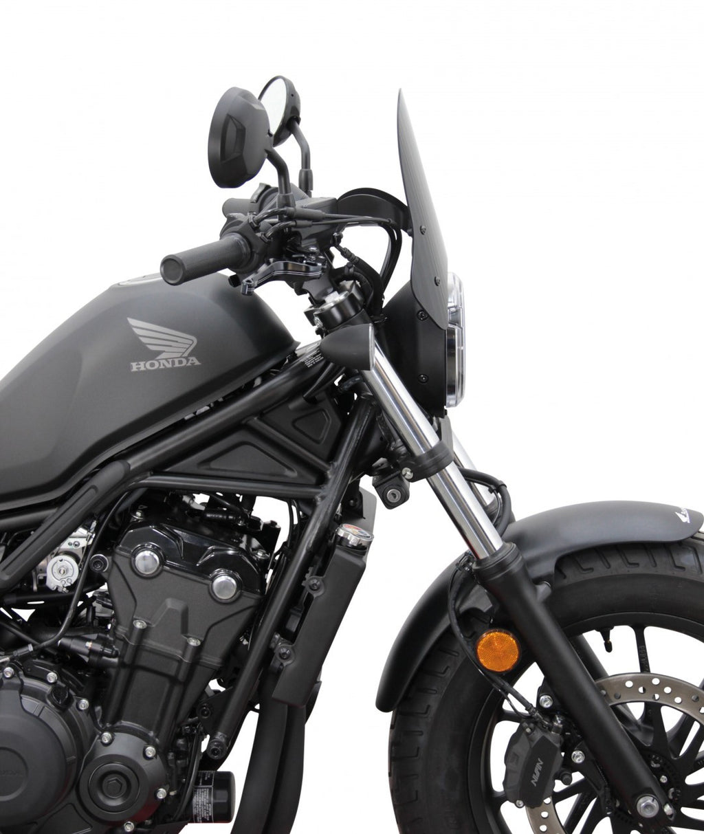Szyba motocyklowa MRA HONDA CMX 500 REBEL 2020-, forma NSP, czarna