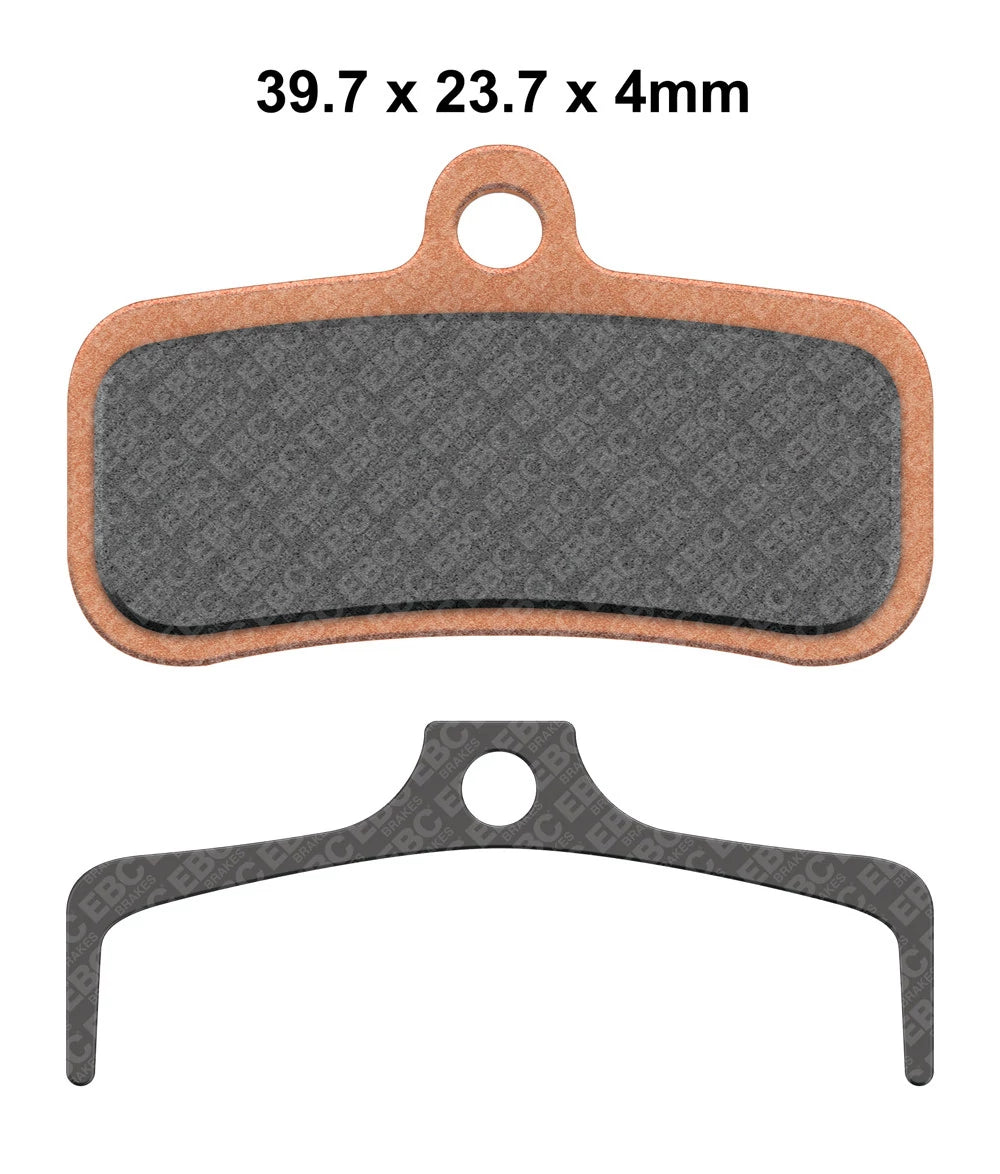 CFA493R - Klocki hamulcowe rowerowe (organiczne wyczynowe) EBC Brakes