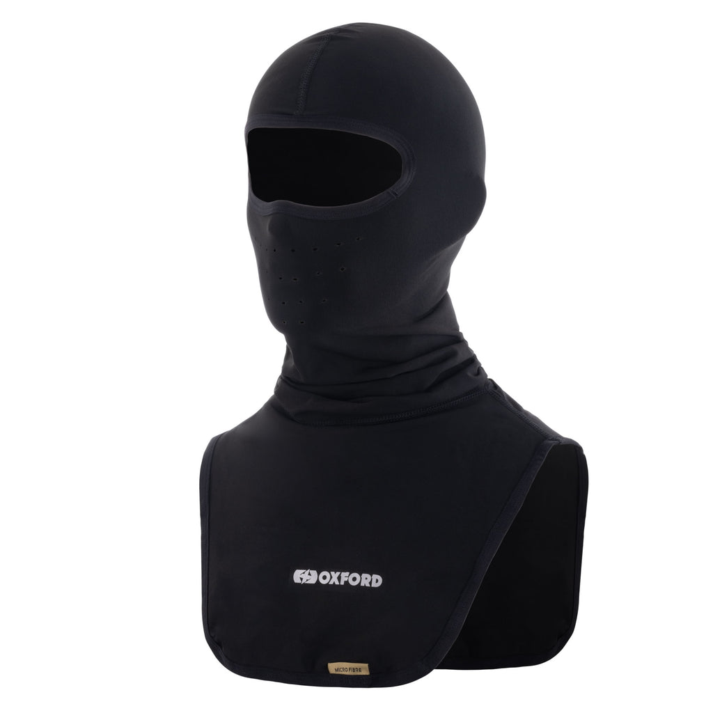 OXFORD KOMINIARKA Z MIKRO FIBRY Z DUŻYM OTWOREM NA OCZY DELUXE BALACLAVA MICRO FIBER KOLOR CZARNY ROZMIAR UNIWERSALNY