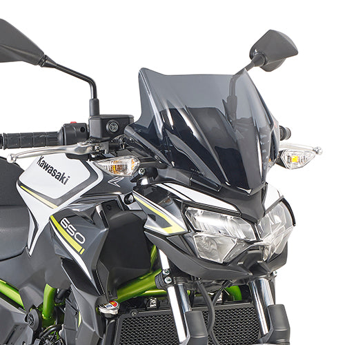 KAPPA SZYBA KAWASAKI Z 650 '20-'25, YAMAHA MT-03 321 '20-'25 28 x 36,5 CM PRZYCIEMNIANA - POTRZEBNE MOCOWANIE A4128AK LUB A2151AK – zdjęcie 2