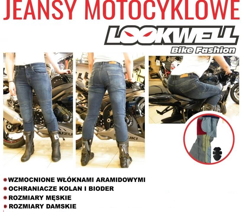 Spodnie jeansowe LOOKWELL DENIM 501 evo damskie standardowe (regular)