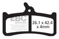 CFA359 - Klocki hamulcowe rowerowe (organiczne) EBC Brakes
