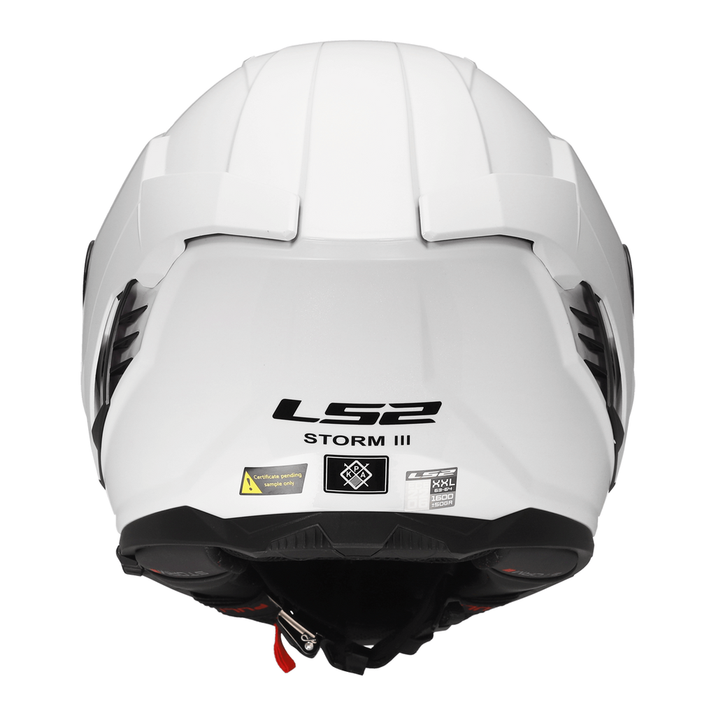 KASK LS2 FF818 STORM III SOLID GLOSS WHITE