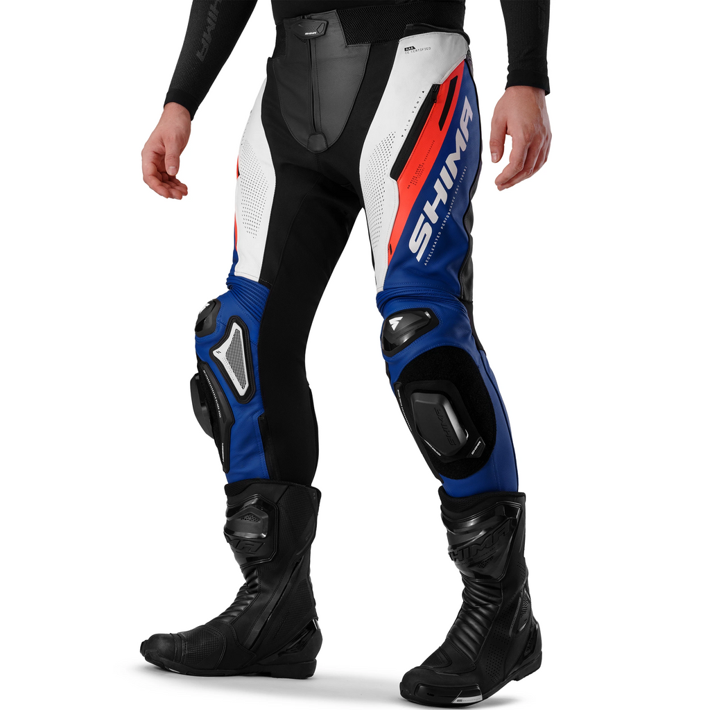 SHIMA MISSION ST MEN PNT BLU/WHT/RD