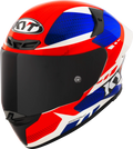 Kask motocyklowy KYT TT-REVO GEAR Niebieski/Czerwony