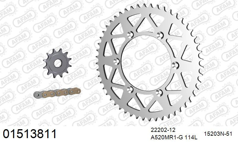 Zestaw napędowy AFAM do SUZUKI RM 125 G