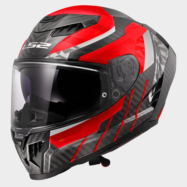 KASK LS2 FF807 DRAGON TRAX RED