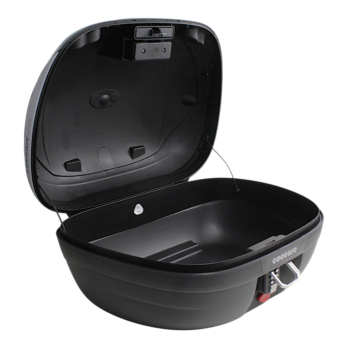 KUFER CENTRALNY COOCASE 48L KEYLESS PRZYCIEMNIONY ODBLASK – zdjęcie 5