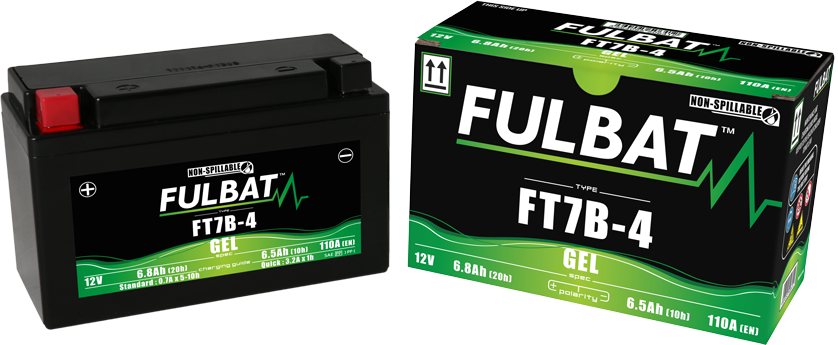 Akumulator FULBAT FUL GEL - FT7B-4 / YT7B-4 (Żelowy, bezobsługowy)